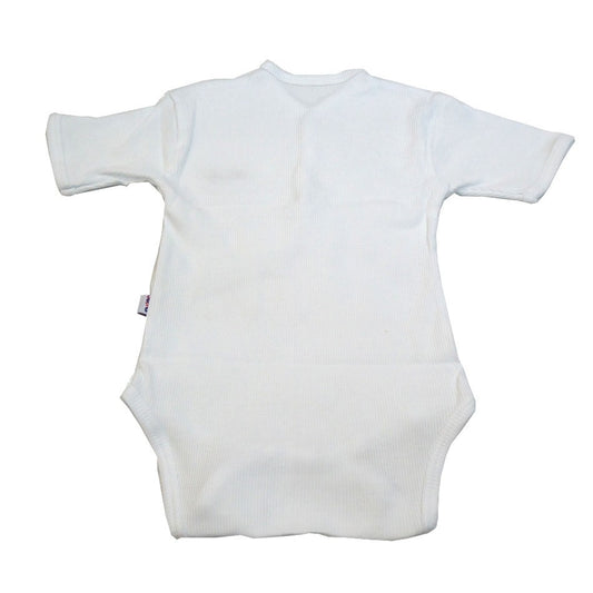 Sema Baby Yarım Kol Kaşkorse Badi (Body) - Beyaz 18-24 Ay