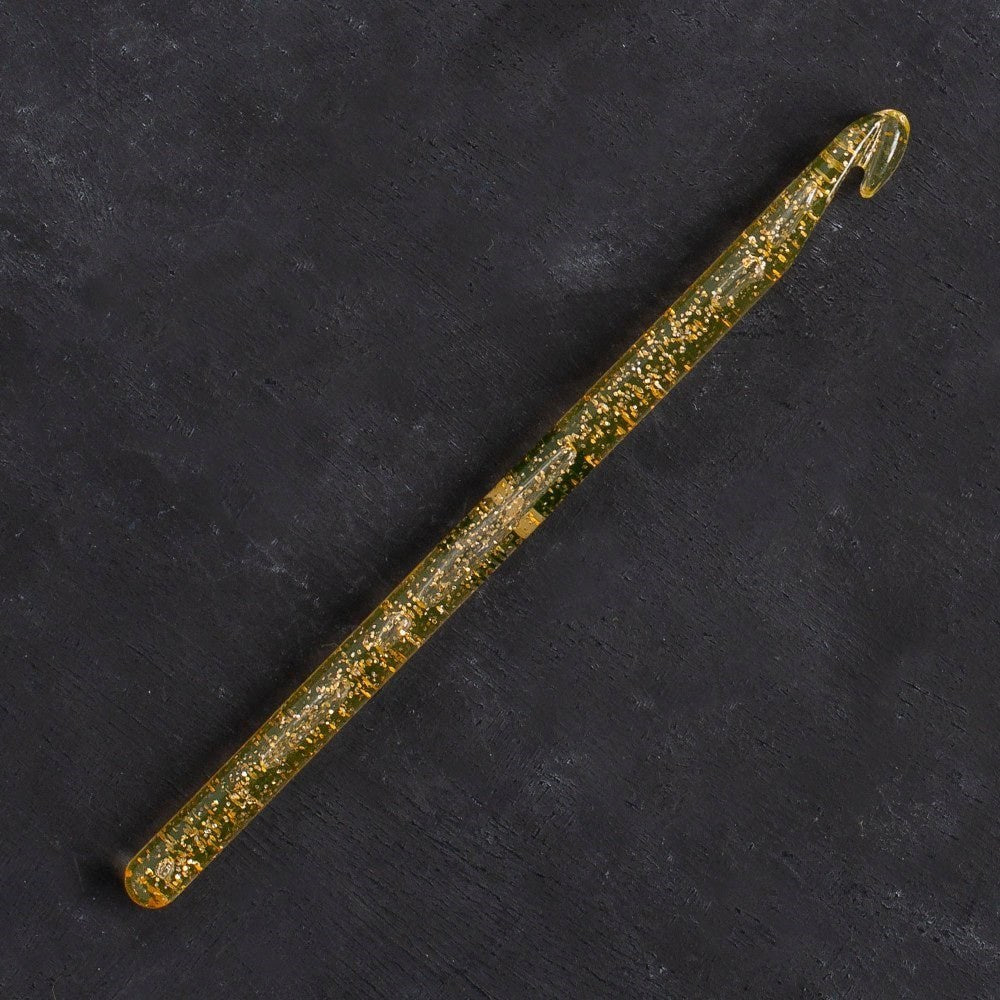 Addi Champagner 8mm 15cm Plastik Simli Yün Tığ - 4