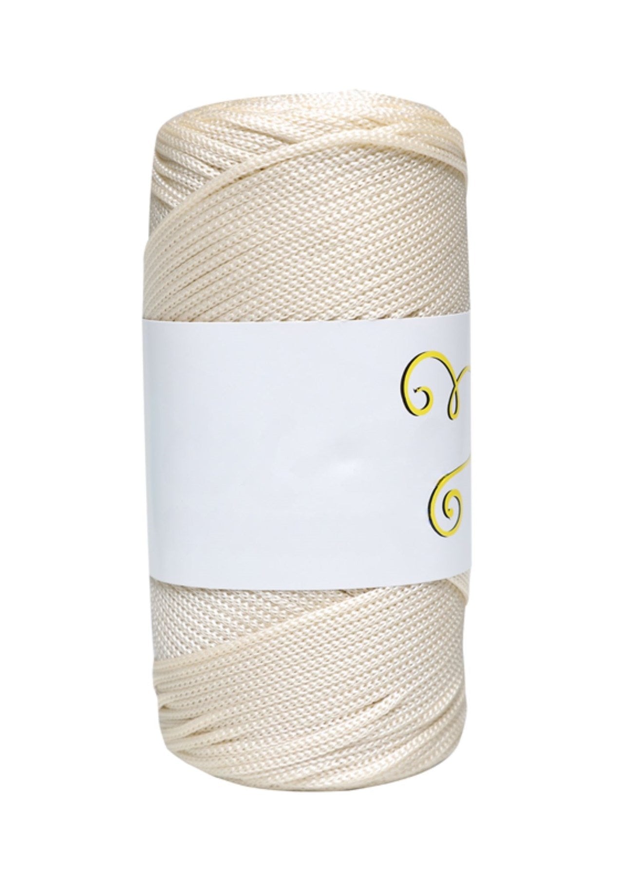 Makrome İpi 3mm Polyester Ekru