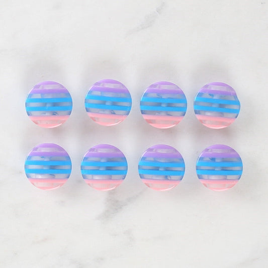 Loren Crafts 8'li Desenli Düğme - 1091