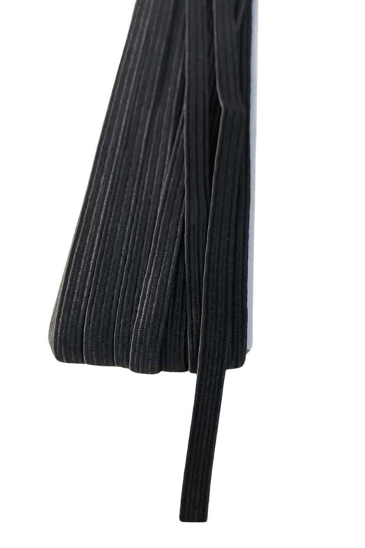 Lastik En 3 cm 10 Metre Siyah