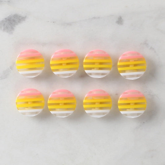 Loren Crafts 8'li Desenli Düğme - 1086