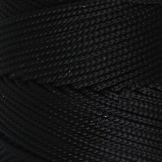 Loren Polyester Soft Macrame Siyah El Örgü İpi - LM040 - 34445