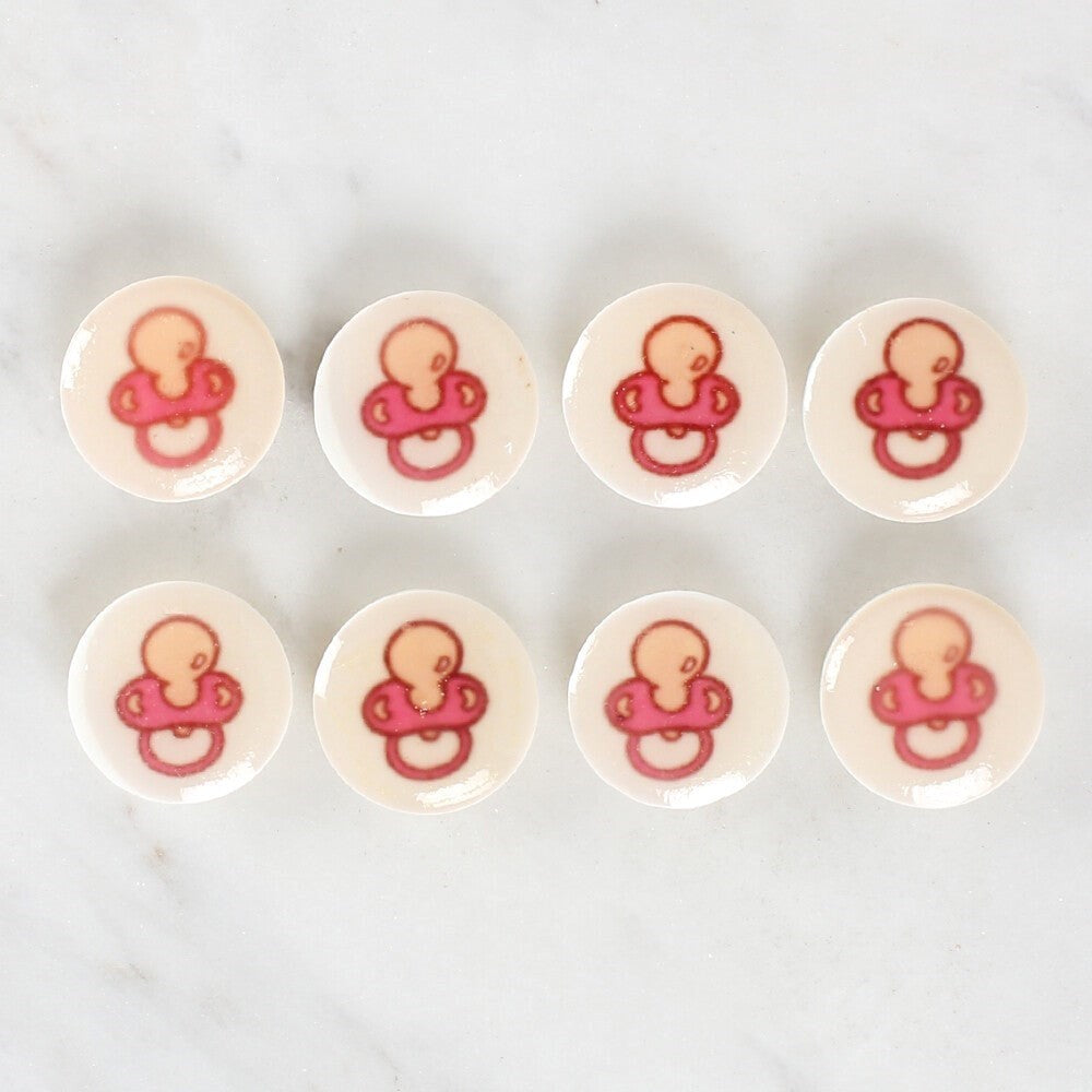 Loren Crafts 8'li Emzik Düğme - 1005