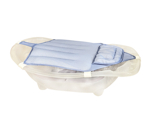 Sema Baby Köpüklü Kafa Destekli Bebek Banyo Filesi - Mavi