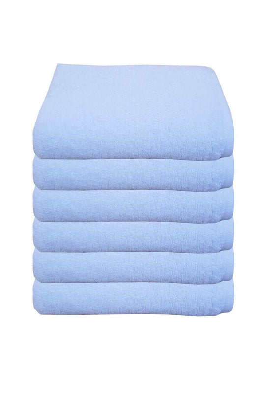 6 lı Otel Havlusu 100 Pamuklu Beyaz El Havlusu 50x90 Cm