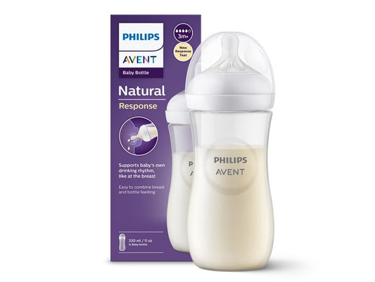 Philips Avent Natural Response PP Biberon 3 Ay+ 330ml SCY906/01