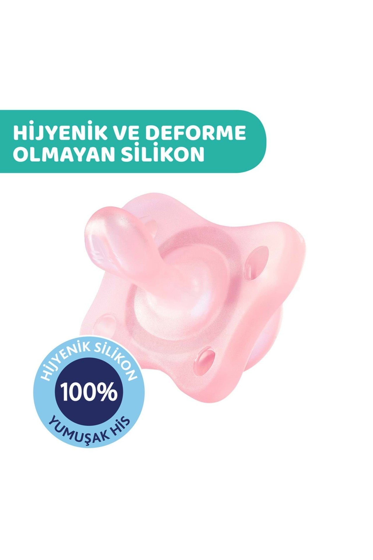 Chicco PhysioForma Mini Soft 2'li Emzik 2-6 Ay Kız