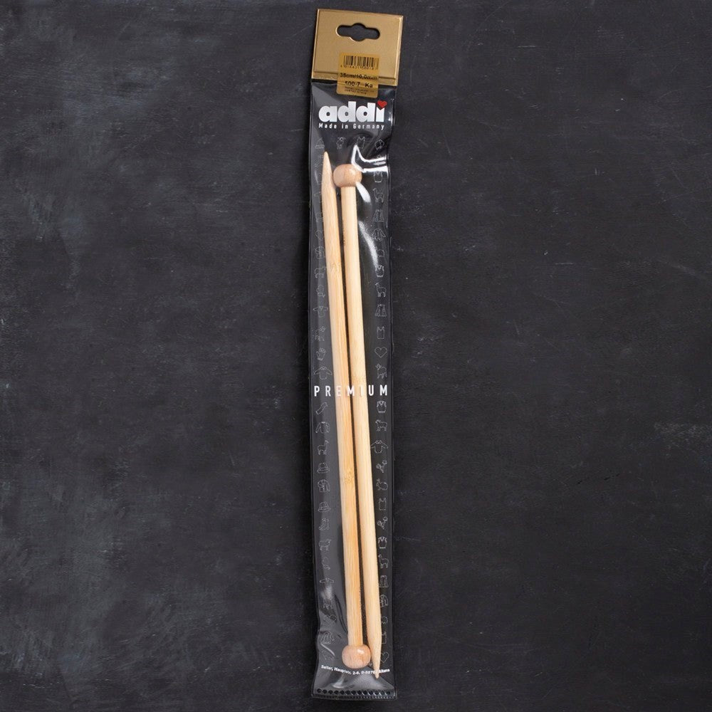 Addi Bambus 10mm 35cm Bambu Örgü Şişi - 500-7