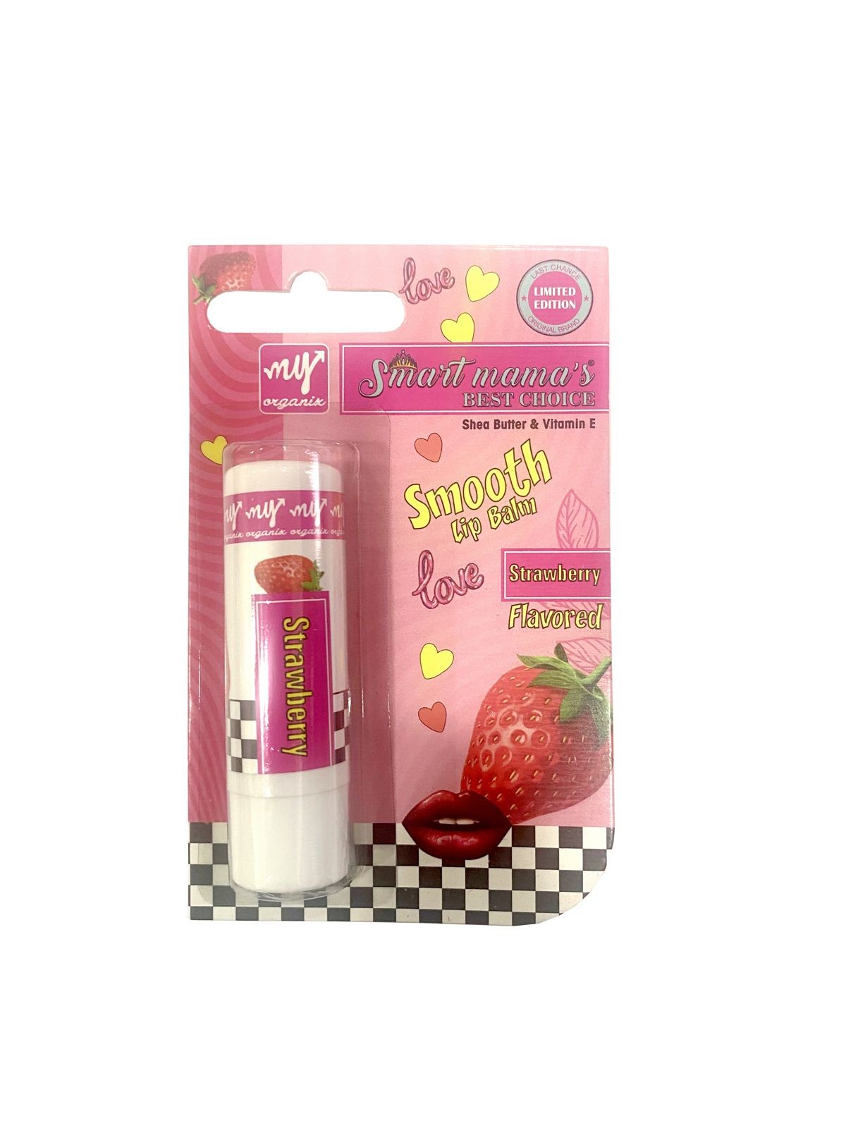 My Organix Nemlendirici Dudak Bakım Kremi - Çilek