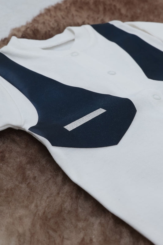 Sema Baby Pamuklu Bebek Tulumu 3-6 Ay - Smokin