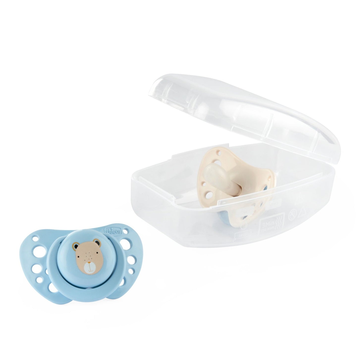 Chicco PhysioForma Air 2'li Silikon Emzik 2-6 Ay Erkek