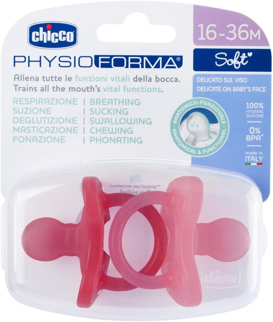 Chicco PhysioForma Soft 2'li Silikon Emzik 16-36 Ay Kız