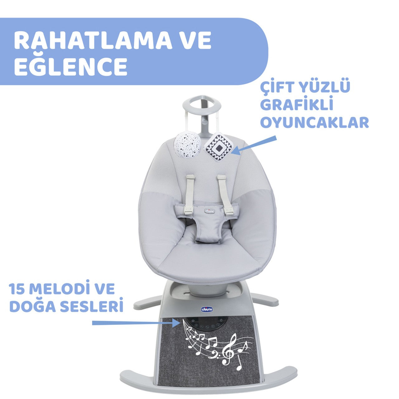 Chicco Comfy Elektrikli Ana Kucağı Silver Spring