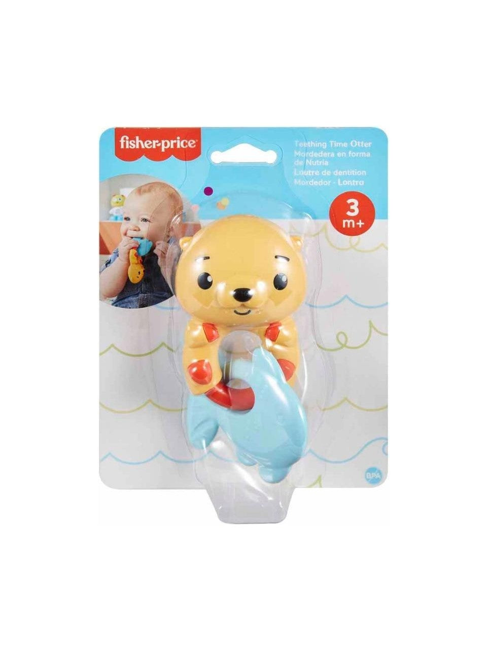 Fisher Price Eğlenceli Dostlar Çıngıraklı Dişlik - Su Samuru HJW11-HKD69