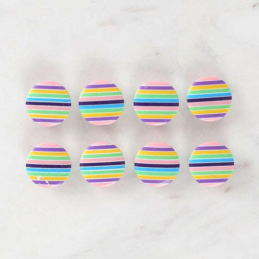 Loren Crafts 8'li Desenli Düğme - 1104