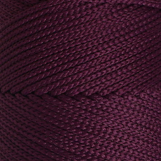 Loren Polyester Soft Macrame Patlıcan Moru El Örgü İpi - LM038 - 34443