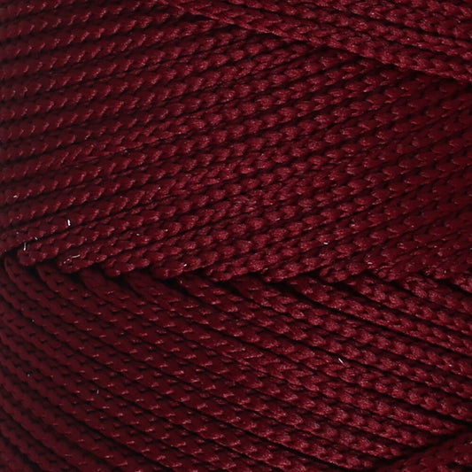 Loren Polyester Soft Macrame Bordo El Örgü İpi - LM039 - 34444