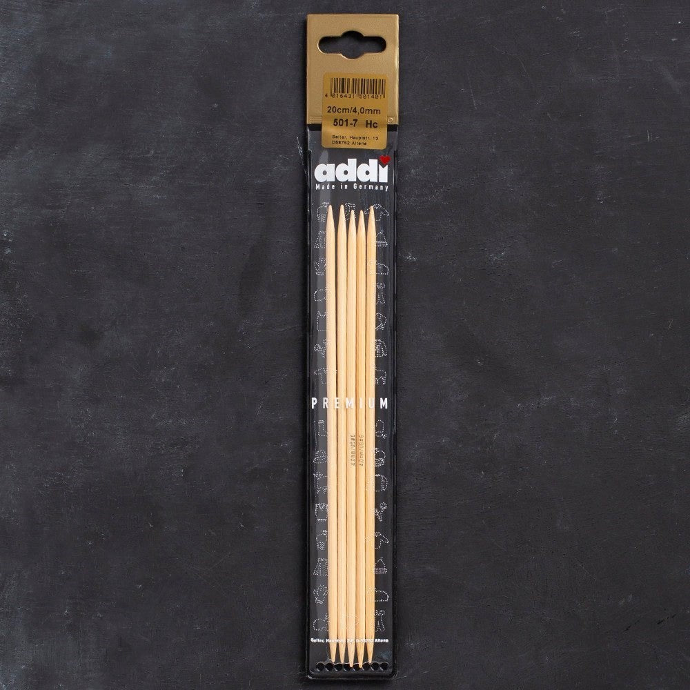 Addi Bambus 4mm 20cm Bambu Çorap Şişi - 501-7