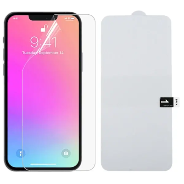 iPhone 13 Pro Max 6.7 Full Kaplama Hidrojel Film Full Ekran Koruyucu-(5775)