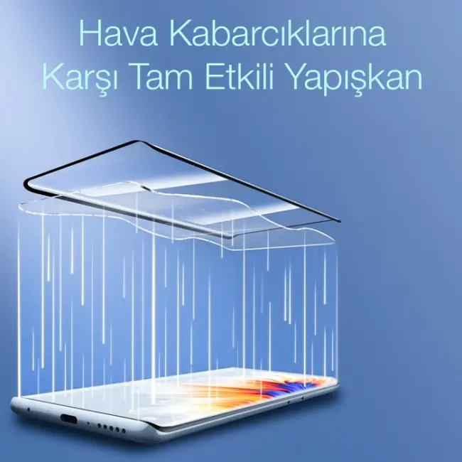 Baseus Xiaomi Mi Mix 4 0.25mm Kavisli Full Cam Ekran Koruyucu-(5775)