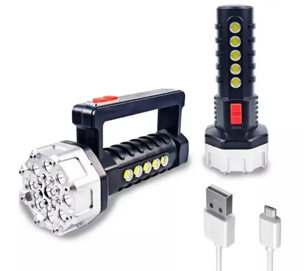 Polizei P-17 17+5 Cob Ledli Işıldak Fener