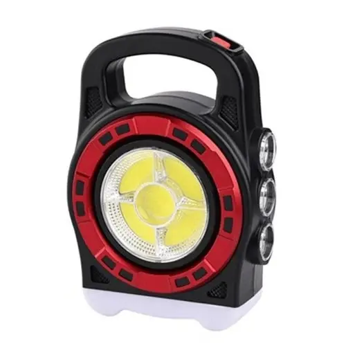 Polizei P-6678c Dış Mekan Solar Şarj Işığı Çok Fonksiyonlu Projektör Hazine Güçlü Işık El Feneri