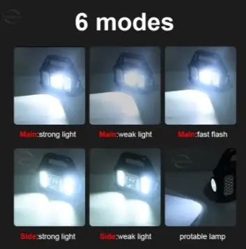 Polizei P-880a Solar Powerbanklı Şarjlı Taşınabilir Güçlü Fener