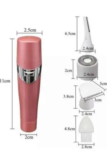 3 Başlıklı Kıl Tüy Temizleyici Epilasyon Aleti Tüm Cilt Tiplerine Uygun