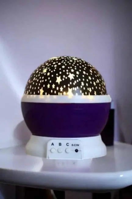 Yıldızlı Gökyüzü Projeksiyon Gece Lambası Hareketli Işık Şovu