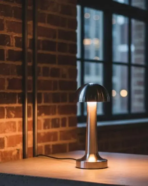 Modern Mantar Masa Lambası Dokunmatik 3 Işık Modlu Şarjlı Kablosuz LED