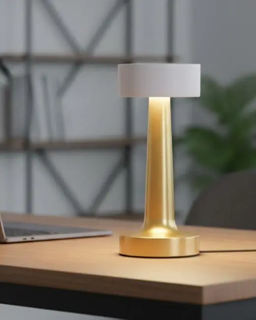 Şarj Edilebilir LED Abajur Dokunmatik IP20 Korumalı