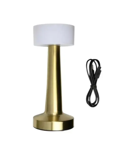 Şarjlı Dokunmatik LED Masa Lambası 3 Renk Dimmer Özellikli