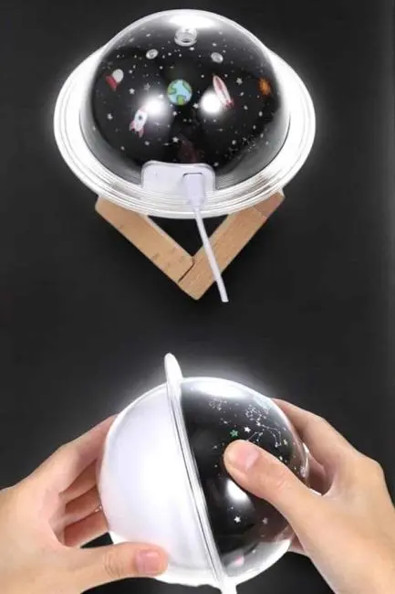 Hava Nemlendirici Projeksiyon Görünümlü USB Bağlantılı Aromaterapi