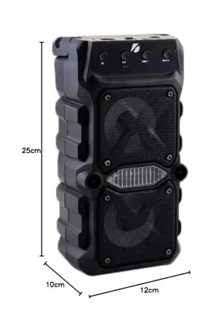 Bluetooth Hoparlör Çift Mikrofonlu Güçlü Ses Kaliteli Kesintisiz Kablosuz