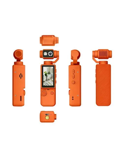 4K Video Çekim Özellikli Gimbal Kamera 180 Derece Dönebilen Lens Stabil Çekim