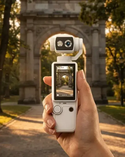 4K Çekim Yapabilen El Kamerası Otomatik Odaklama ve Çok Fonksiyonlu Video Kayıt