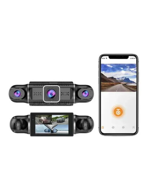 1080P Araç Kamerası Mobil Uygulama Bağlantılı G Sensörlü Güvenlik Sistemi