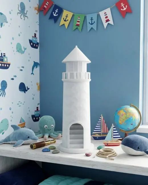 3D Deniz Feneri Mumluk Dekoratif Masa Üstü Aksesuar