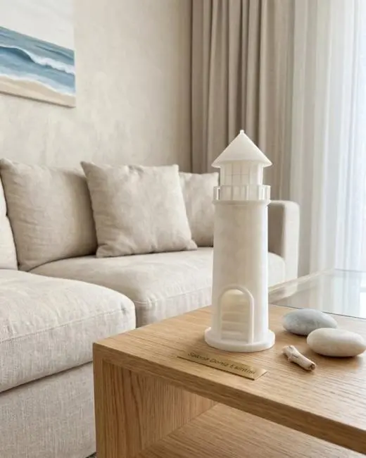 3D Deniz Feneri Dekoratif Obje Modern Ev ve Ofis Aksesuarı
