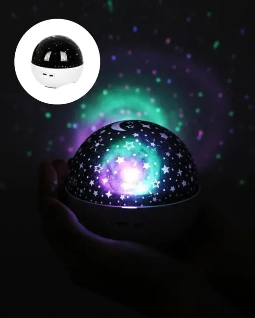 Sesle Tepki Veren Yıldız Projektör Oda Lambası