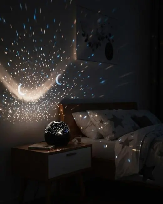 Çocuk Odası İçin Fişli Yıldız Gece Lambası