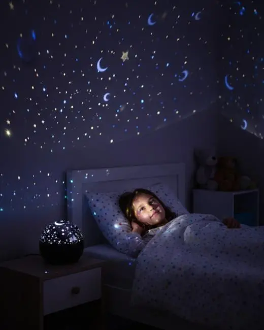 Sesle Tepki Veren Yıldız Projektör Gece Işığı