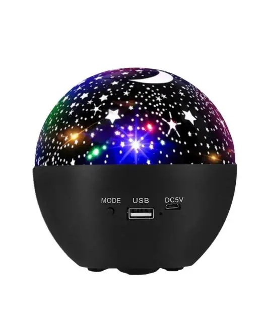 Fişli Yıldız Projektör Gece Lambası Müzikli