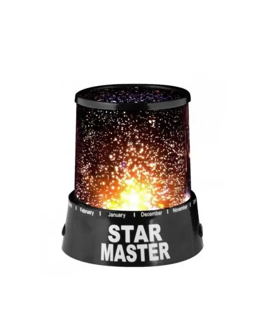 Çocuk Odası Yıldız Projektörü Renk Değiştiren Gece Lambası