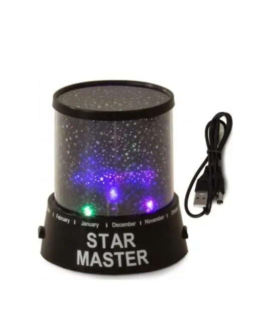 Yıldız Projeksiyon Gece Lambası Renkli Galaksi Işık Projektörü