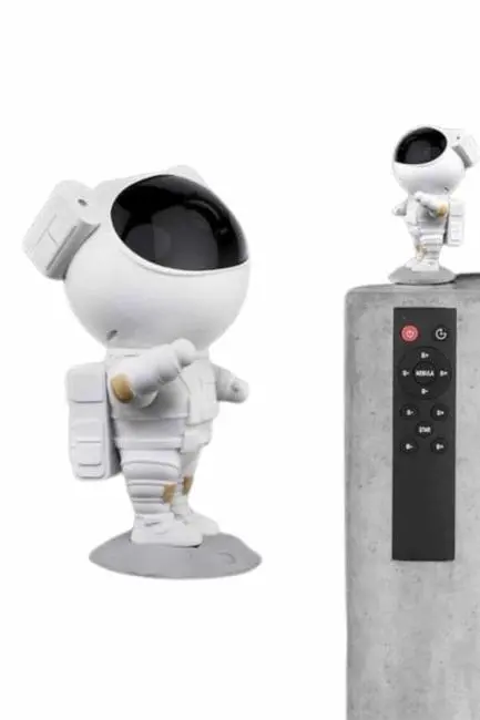 Gece Lambası Astronot Bluetooth Hoparlörlü Galaksi Işık Projektörü