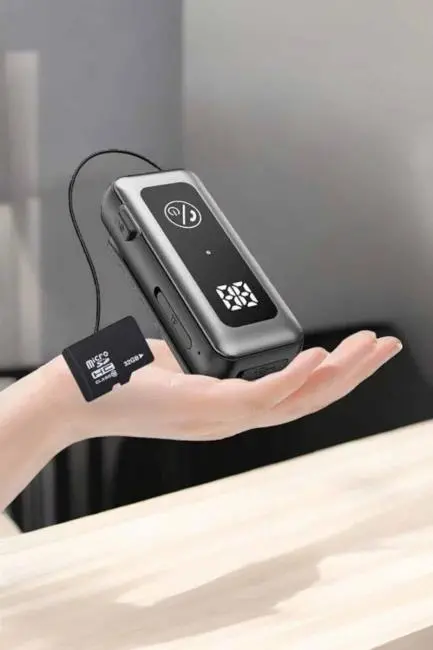 Kablolu Bluetooth Kulaklık Kulak İçi Stereo Mikrofonlu Dijital Göstergeli