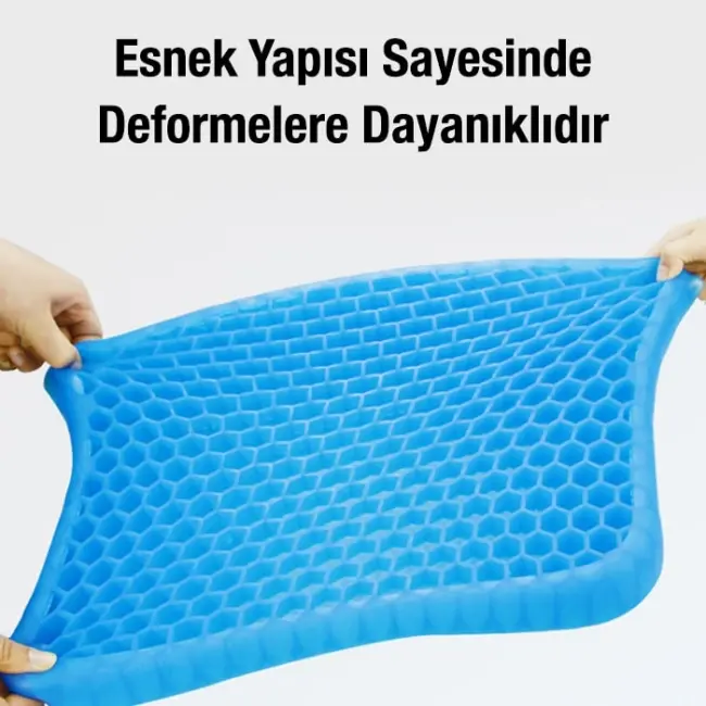 Ally Nefes Alabilen Kaymaz Yumuşak Ev Ofis ve Araba Koltuk Minderi-(5775)