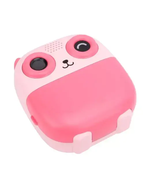 Sevimli Tasarımlı Baskılı Çocuk Kamerası 6 Renk Kalem 5 Kağıt Rulosu Hediyeli Eğlenceli Set